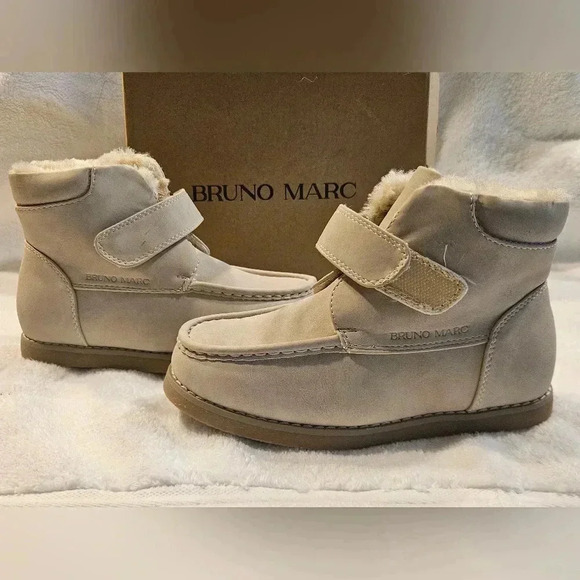 Bruno Marc light tan 12c fur girl boots - Picture 10 of 15